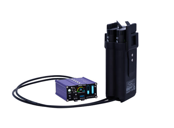 Audioroot eSMART BH2-D-X Dual battery holder 2 x 60cm XLR4F 