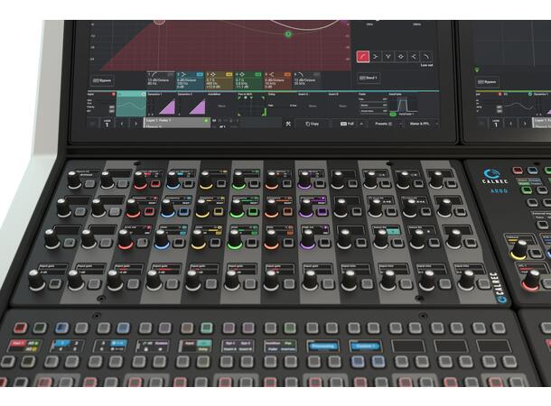 Calrec Argo S Broadcast mikser 24 til 72 fadere - 1x custom panelrekke 