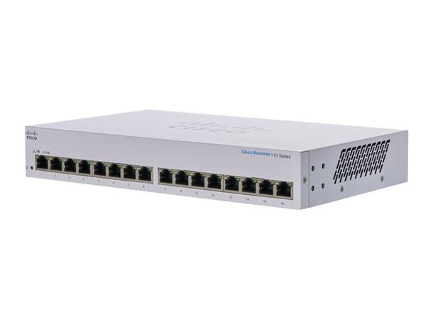 Cisco Business 110 Series 110-16T 16 x 10/100/1000