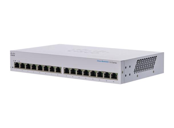 Cisco Business 110 Series 110-16T 16 x 10/100/1000 