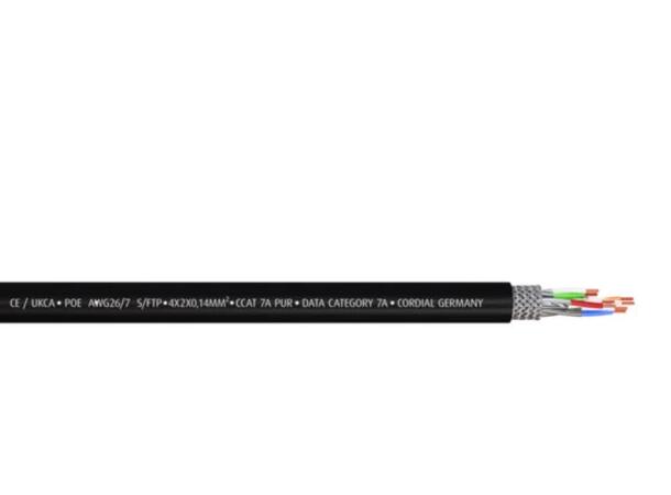 Cordial CCAT7 kabel etherCON - RJ45 PUR, fleksibel og robust 
