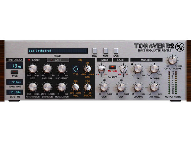 D16 group Toraverb2 Algorithmic reverb 