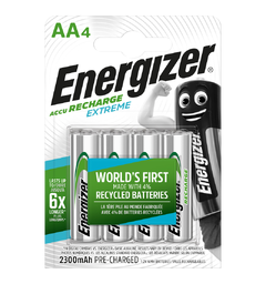 Energizer Recharge Extreme Eco AA 2300mAh 4 pack