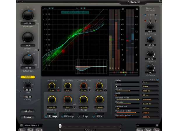 Flux Solera V3 dynamic processor Flux Solera V3 dynamic processor