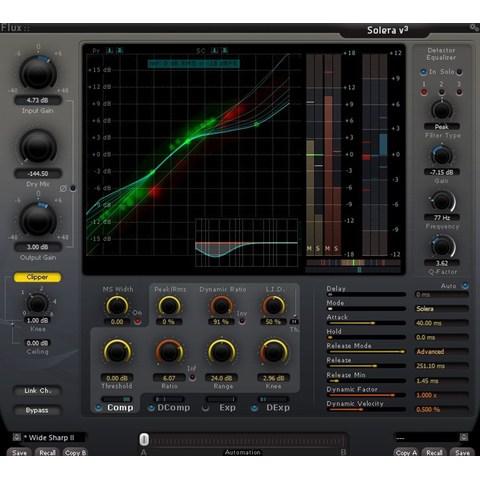 Flux Solera V3 dynamic processor Flux Solera V3 dynamic processor