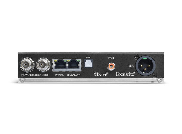 Focusrite ADN2 AD-opsjon for ISA One Dante, AES, SPDIF, ADAT og WC 