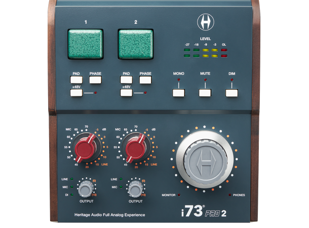 Heritage Audio i73 Pro 2 Lydkort Lydkort med Native Plugins DSP 