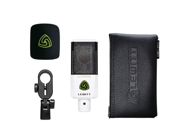 Lewitt LCT 240 PRO WHITE Studio quality recordings made easy 