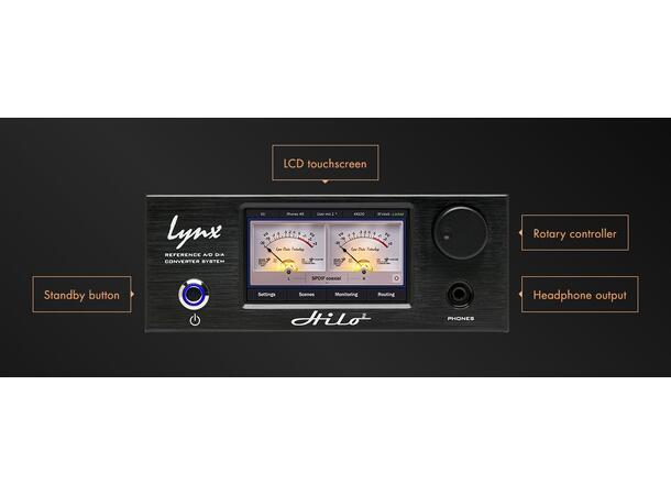 Lynx Hilo2 Reference AD/DA  Sort (USB) Konvertersystem for stue og studio