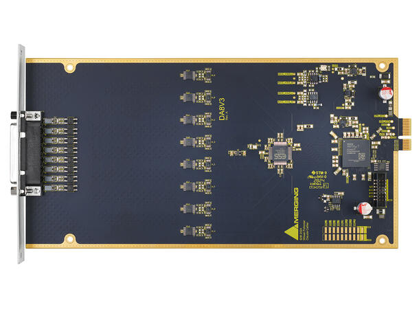 Merging card DA DA8V3P 8 ch Line out V3 Line Output D/A modul up to DSD/DXD 