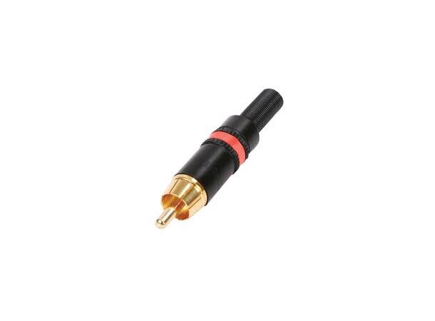 REAN kabel phono, rød phono plugg for kabel RØD 