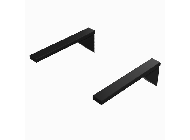 Soundcart Heavy Duty Shelf Brackets Black Edition. Passer på MiniCart 