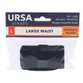 URSA LARGE Waist Sideways Pouch Black