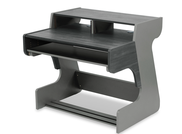 Zaor Miza 49 FLEX Grey 3 level desk, 6 RU, 49 key draw, grey