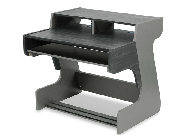 Zaor Miza 49 FLEX Grey 3 level desk, 6 RU, 49 key draw, grey 