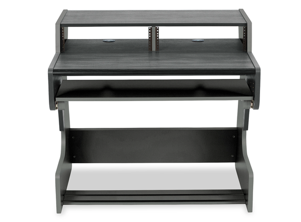 Zaor Miza 49 FLEX Grey 3 level desk, 6 RU, 49 key draw, grey 