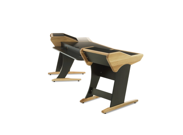 Zaor ONDA angeled Oak Producer desk, 2 x 6 RU, angeled, Oak 