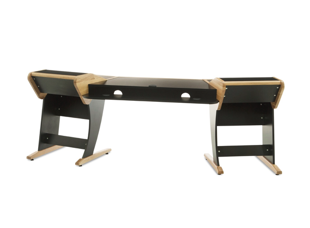Zaor ONDA angeled Oak Producer desk, 2 x 6 RU, angeled, Oak 