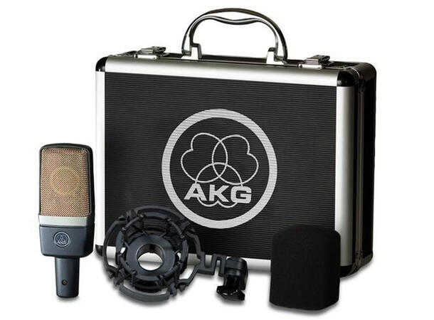AKG C214 kondensator mikrofon Stormembran, kardioide, elastisk oppheng 
