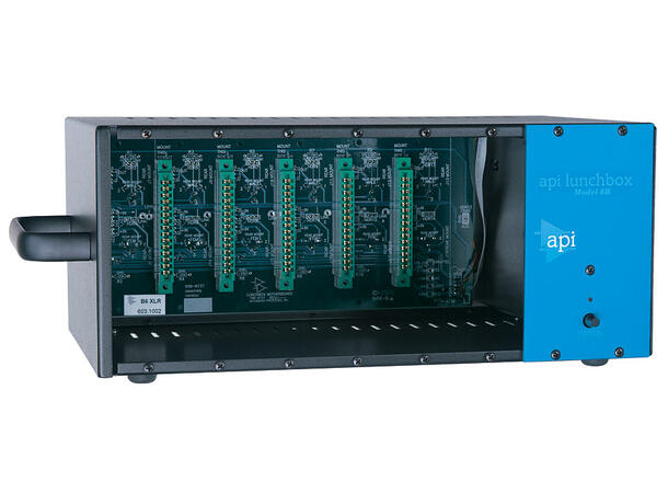 API 500-6B-HC Lunchbox 6 slots rack 500 Serie rack 