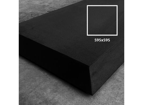 Artnovion Flat Tox SQR - Absorbent Black Svart - Pakke 6 stk - 60x60x6 cm