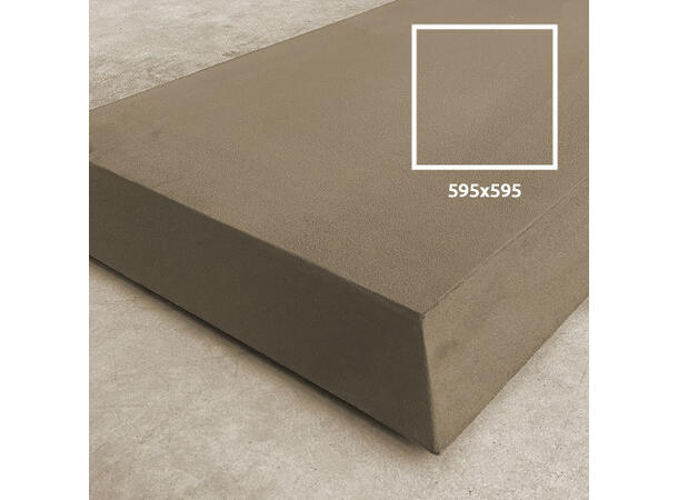 Artnovion Flat Tox SQR - Absorbent Grå/b Grey Beige - Pakke 6 stk - 60x60x6 cm