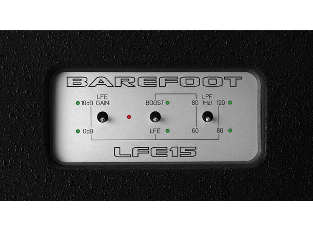 Barefoot LFE15 Premium 15" Subwoofer Continuous 127 dB / Peak 130 dB 