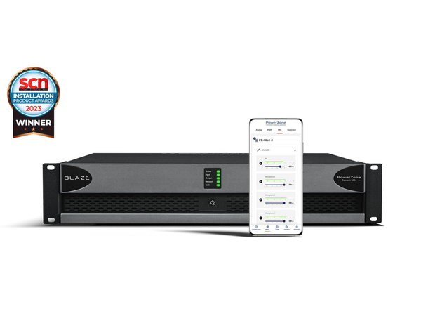 Blaze Audio PowerZone Connect 3004 EU 4x750W @2-4 4x400W @ 8 2x1500W @ 100V 