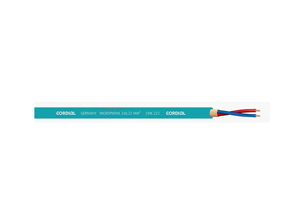 Cordial m kabel audio CMK 222 MINT Robust mikrofonkabel (100m pr. trommel) 