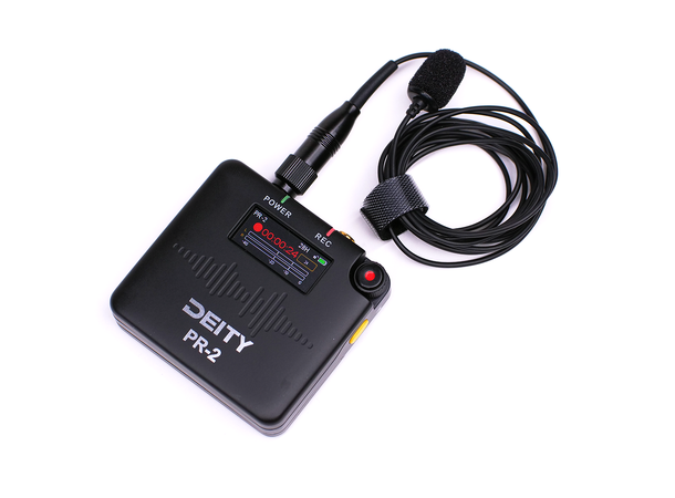 Deity PR-2 Stereo Pocket Recorder with Lavalier Mic 