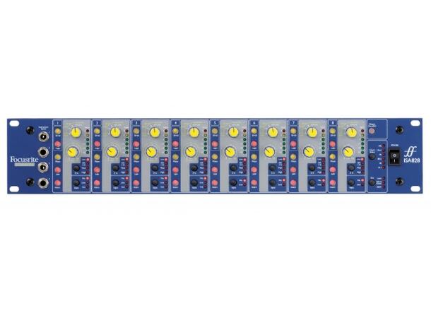 Focusrite ISA828 MkII Mikrofonforsterker 8-kanals mikrofonforsterker 