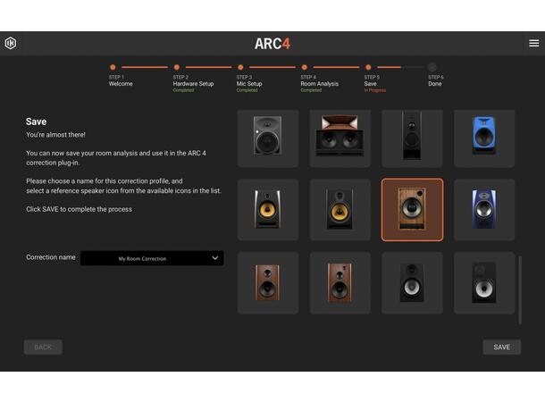 IK Multimedia ARC Studio Hardware Romkorrigering Stereo 