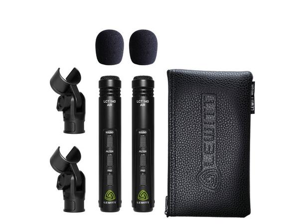 Lewitt LCT 140 AIR Stereo Pair Two switchable sound characteristics 