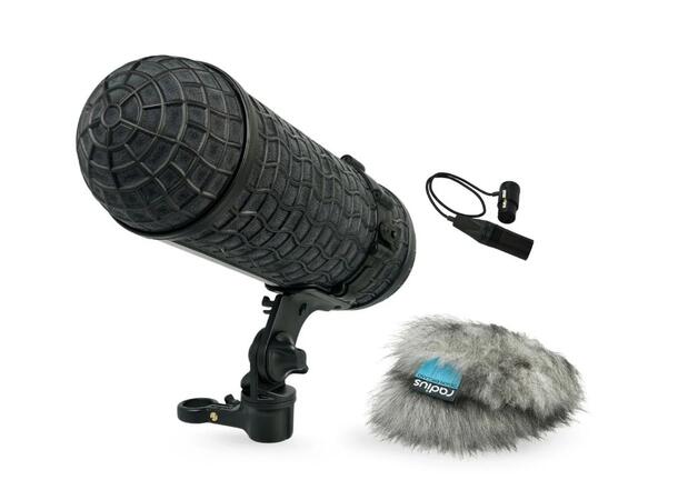 Radius Mini-ALTO 210 & RAD-2 Kit with 3-Pin XLR Cable, Grey Fur 