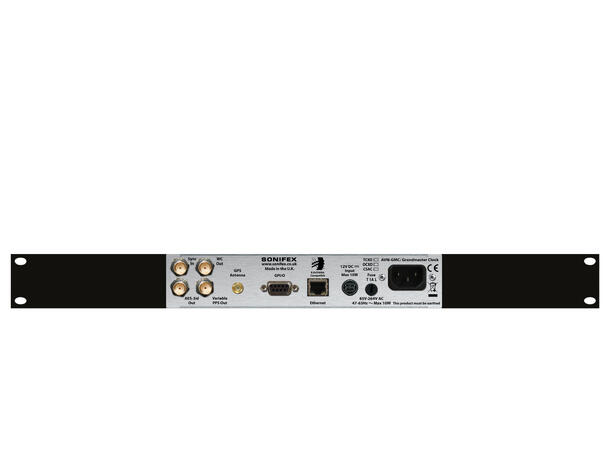 Sonifex AVN-GMCS PTP Grandmaster Clock GPS, IP, OCXO, Rackmount 