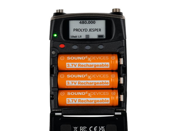 Sound Devices Astral B14500 2x 1200mAh, 4.4Wh, 3.7V Lithium-Ion Rec. 