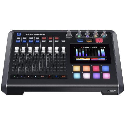 TASCAM MIXCAST 4 Podcast Station with built-in Recorder/ USB Audio IF