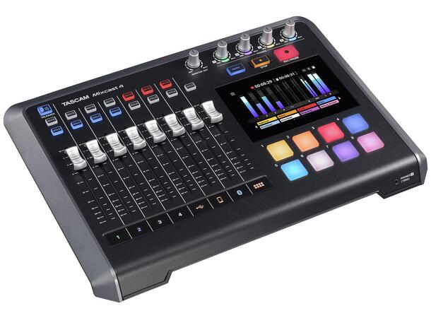 TASCAM MIXCAST 4 Podcast Station with built-in Recorder/ USB Audio IF 
