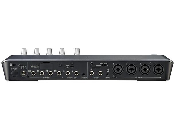 TASCAM MIXCAST 4 Podcast Station with built-in Recorder/ USB Audio IF 