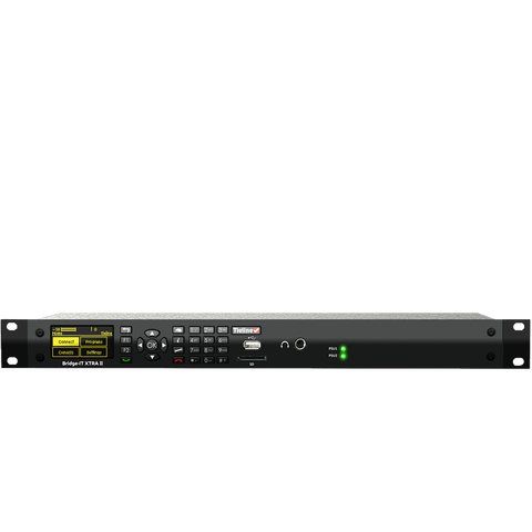 Tieline Bridge-IT XTRA II audio Codec POINT TO POINT, MULTIPOINT AND AAC