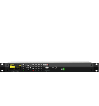 Tieline Bridge-IT XTRA II audio Codec POINT TO POINT, MULTIPOINT AND AAC