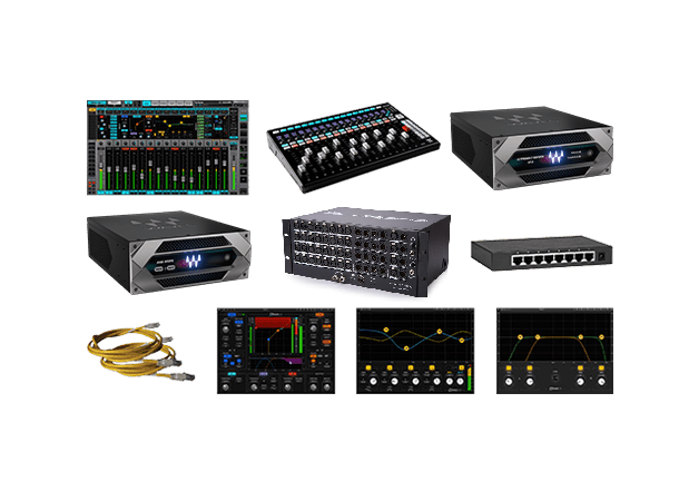 Waves Live eMotion LV1 Combo 32 Bundle med LV1 Combo 32 stagebox++ 