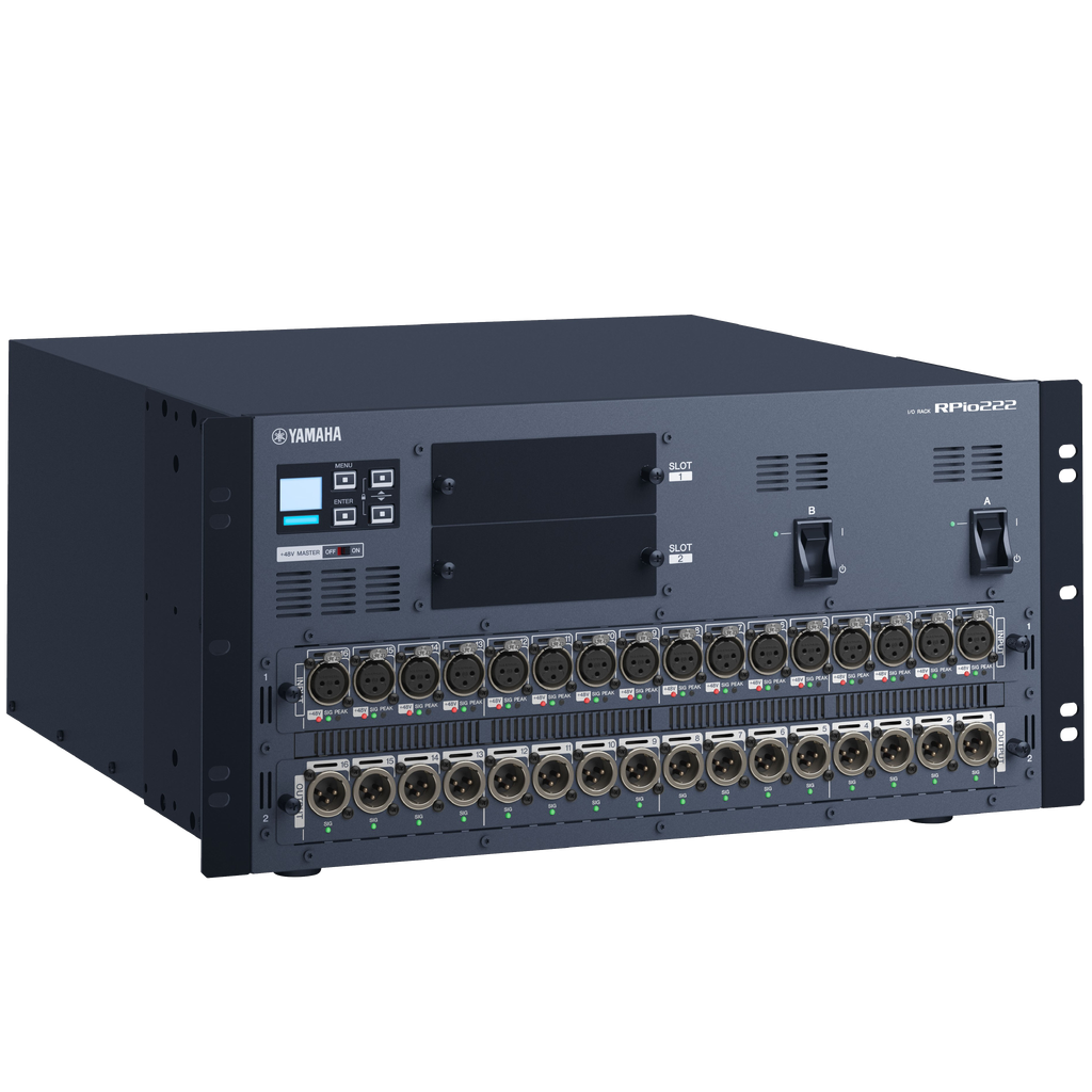 Yamaha RPio222 IO Rack Rivage Liten I/O. 2 RY card slots. 2 HY - Prolyd AS