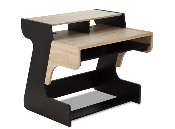 Zaor Miza 49 FLEX Oak 3 level desk, 6 RU, 49 key draw, oak 