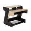 Zaor Miza 49 FLEX Oak 3 level desk, 6 RU, 49 key draw, oak