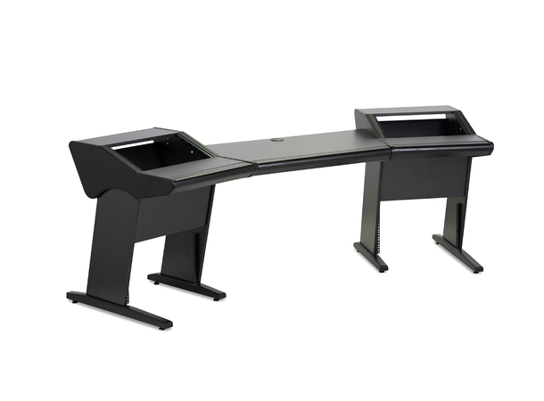Zaor ONDA angled Black Producer desk, 2 x 6 RU, angled, Black 