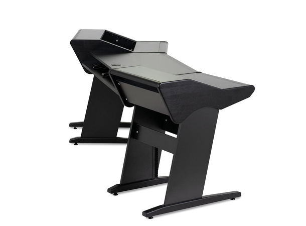 Zaor ONDA angled Black Producer desk, 2 x 6 RU, angled, Black