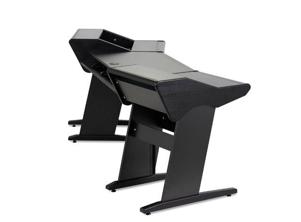 Zaor ONDA angled Black Producer desk, 2 x 6 RU, angled, Black 