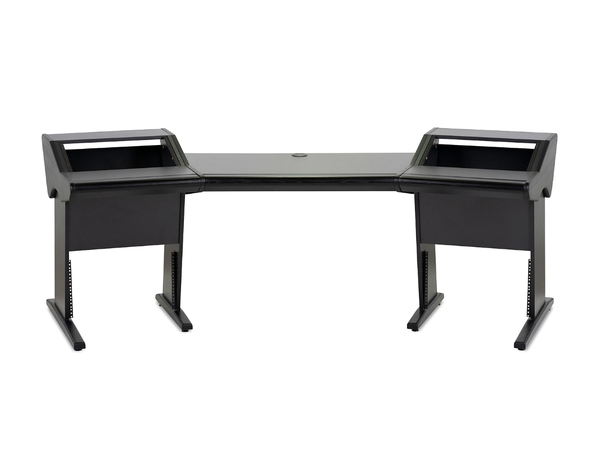 Zaor ONDA angled Black Producer desk, 2 x 6 RU, angled, Black 