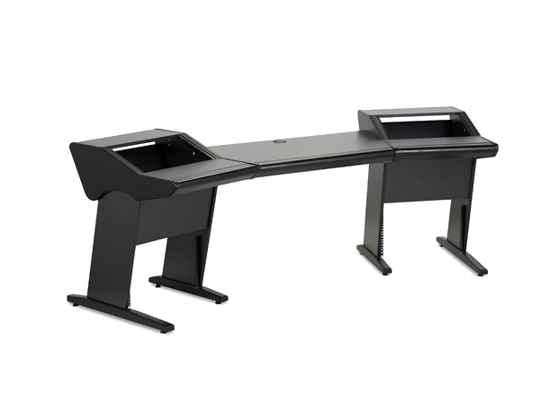 Zaor ONDA angled MKII  Black Producer desk, 2 x 6 RU, angled, Black 
